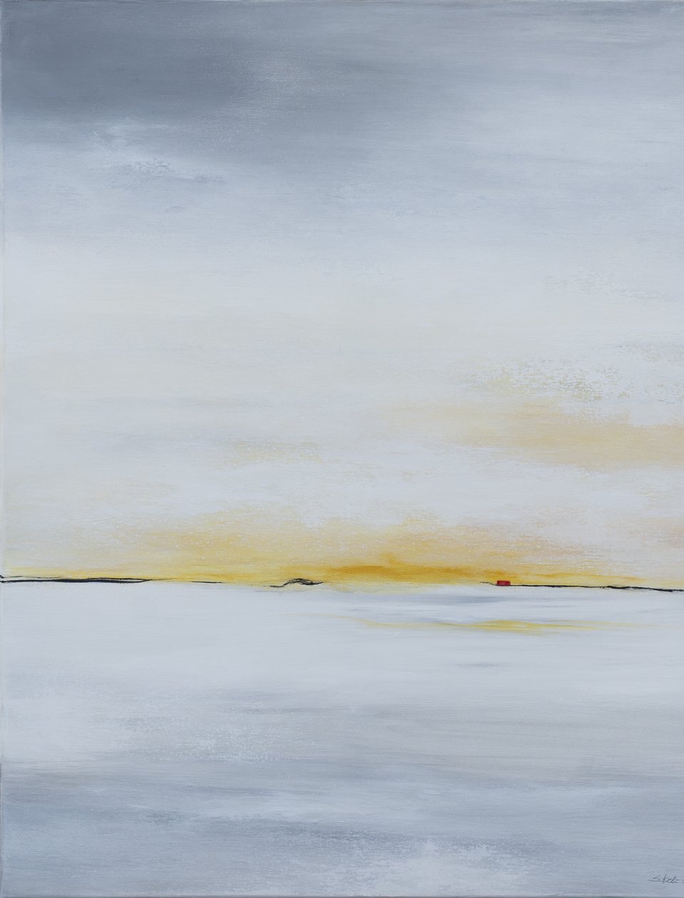 Fields of Ice, 2018（キャンバスにアクリル画） 作： 