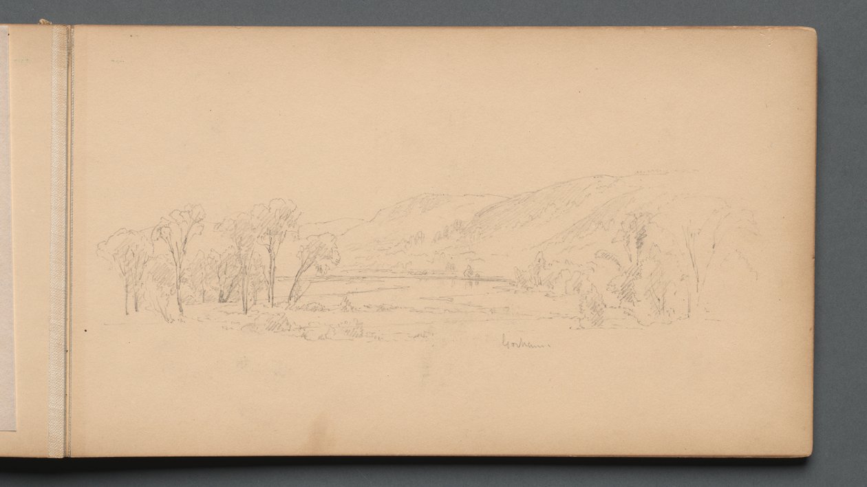 スケッチブック、06ページ：Gorham Maine、1859年。 作： サンフォードロビンソンギフォード