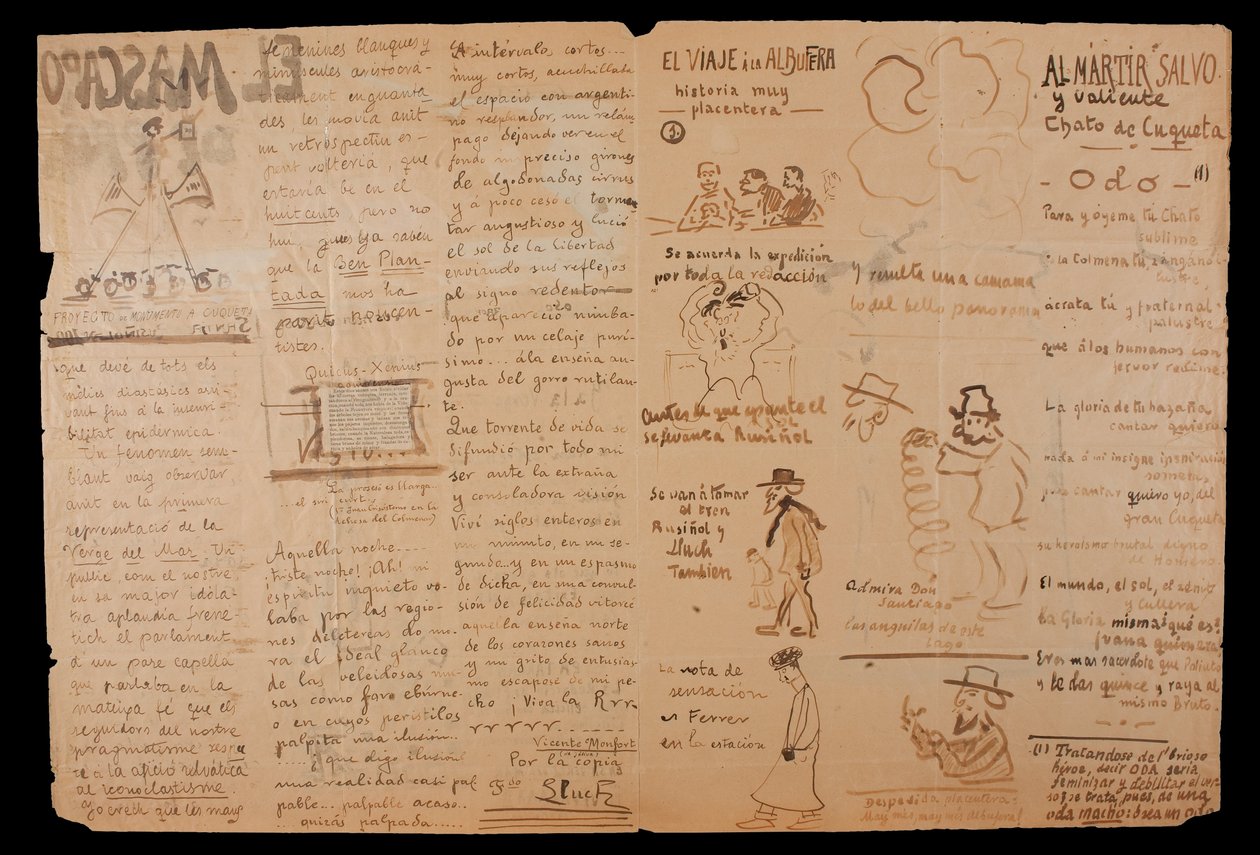 ボウマスク。イラストと手書きのインテリア 作： サンティアゴ・ルシニョール