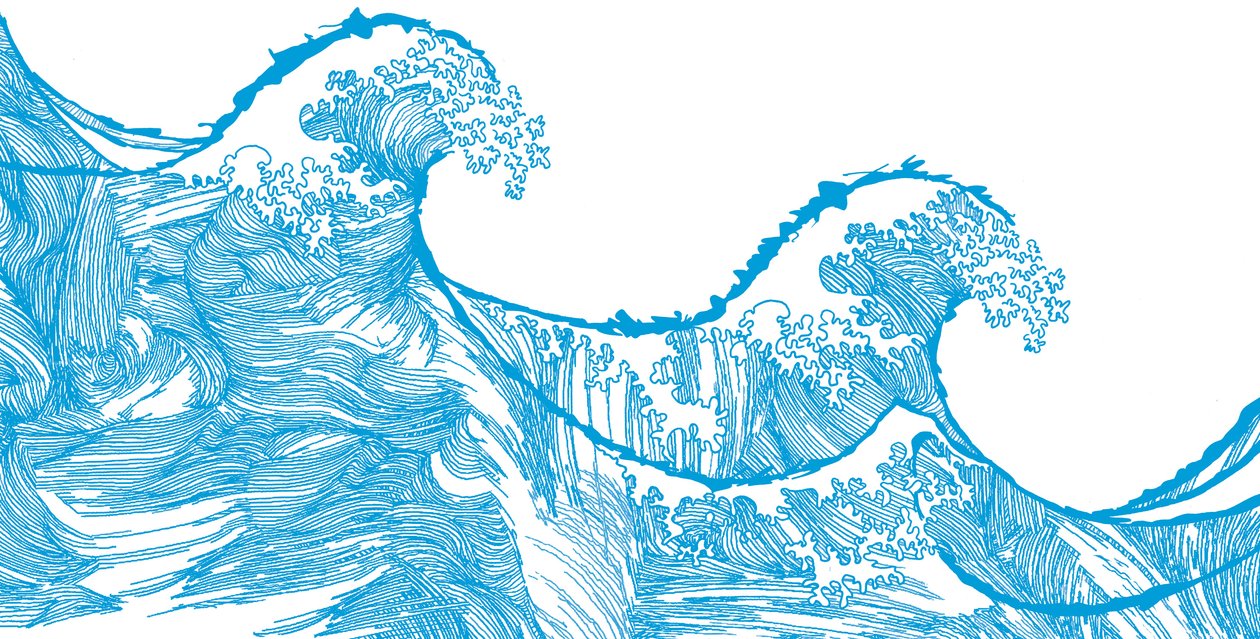 Kanagawa Wave, 2009 (digital) 作： サラ・ハフ
