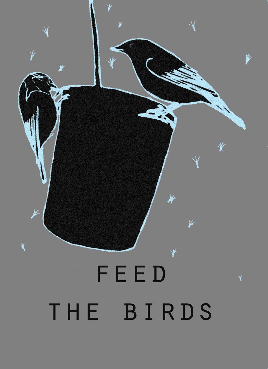 Feed the birds,2018,(デジタルドローイング) 作： サラ・トンプソン-エンゲルス