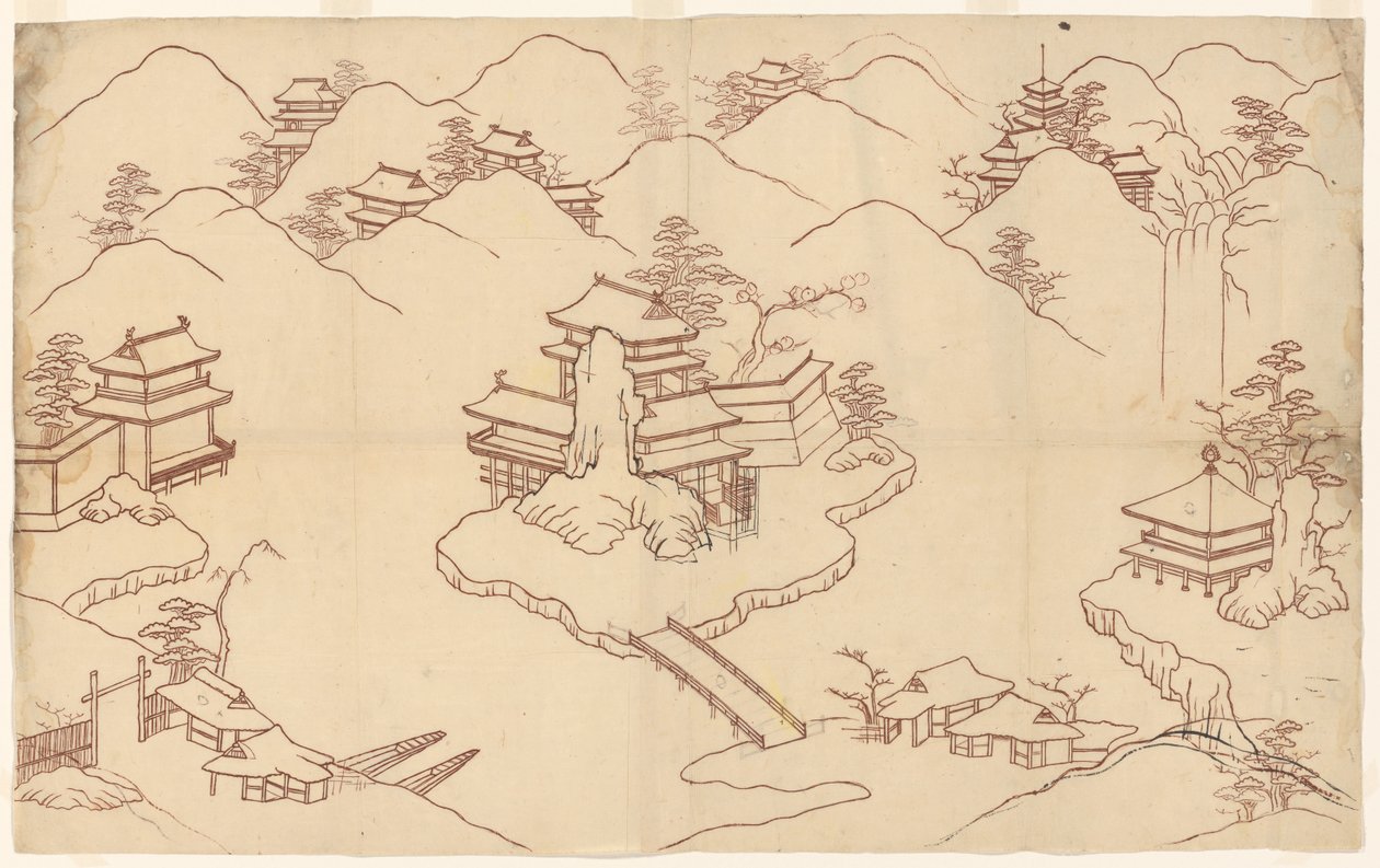 中国風の風景 作： 笹谷（の工房）