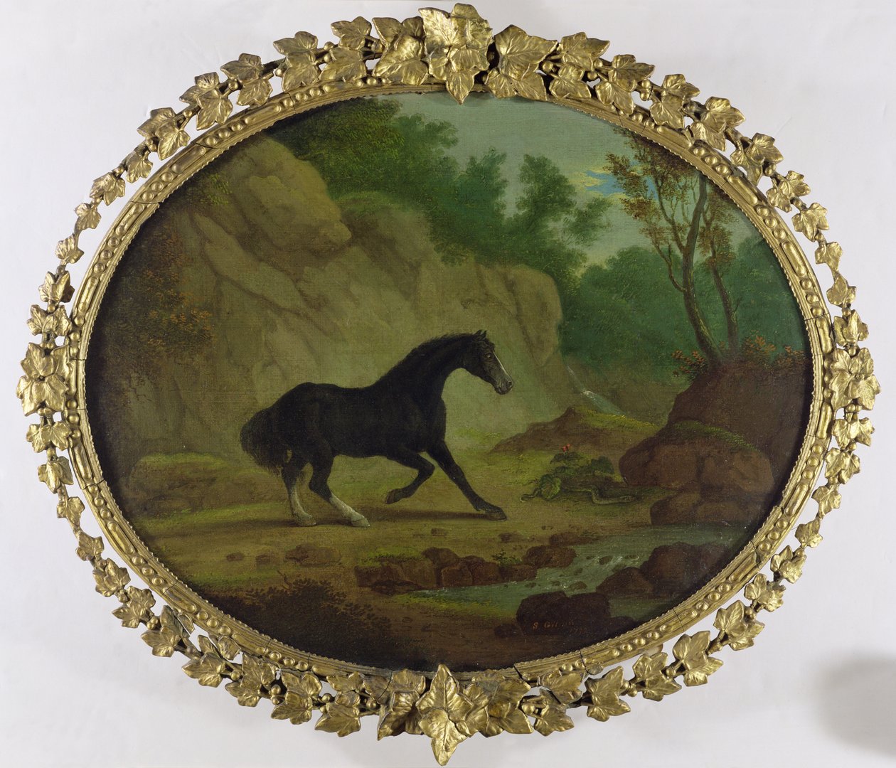 ヘビに怯えた馬、1792年 作： ソーリーギルピン