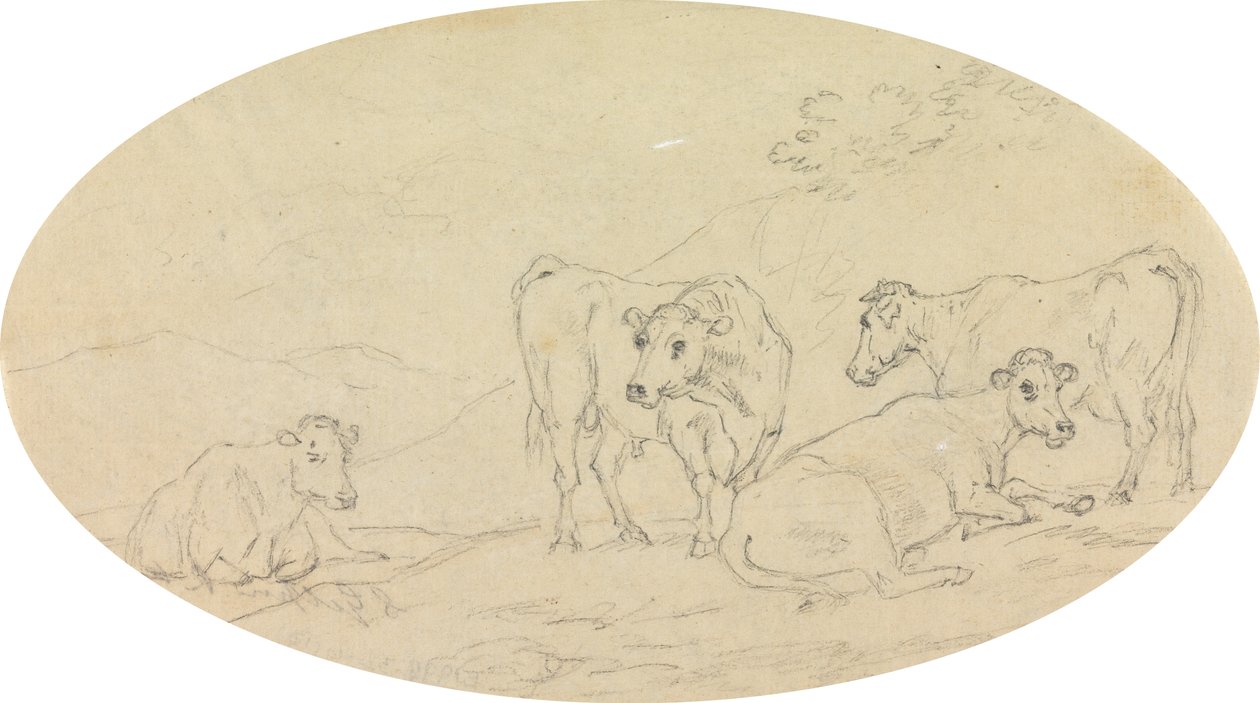 Quatro vacas em um campo 作： ソーリーギルピン