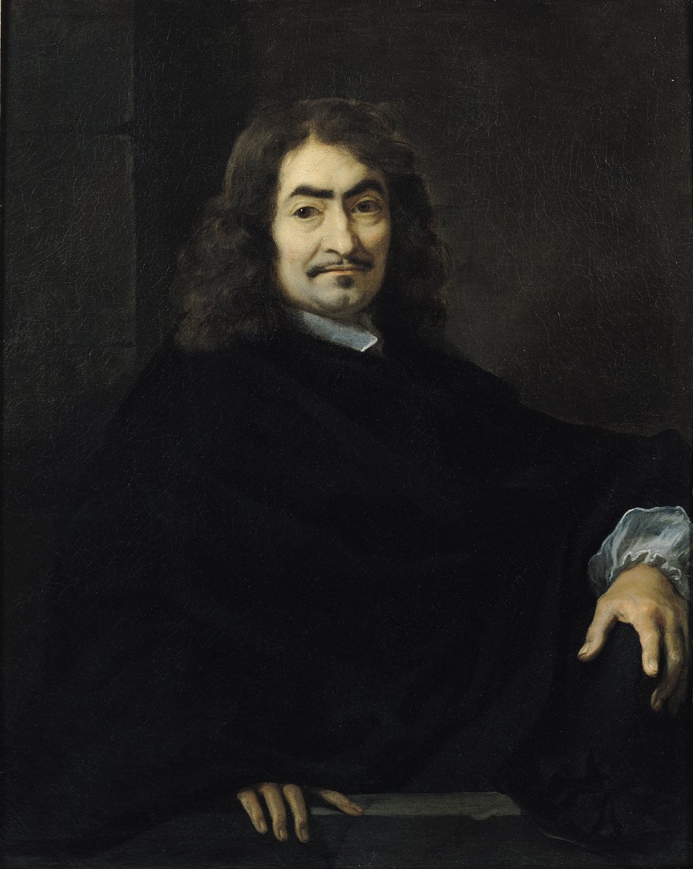 肖像画、ルネ・デカルトと推定（1596-1650） 作： セバスチャンブルドン