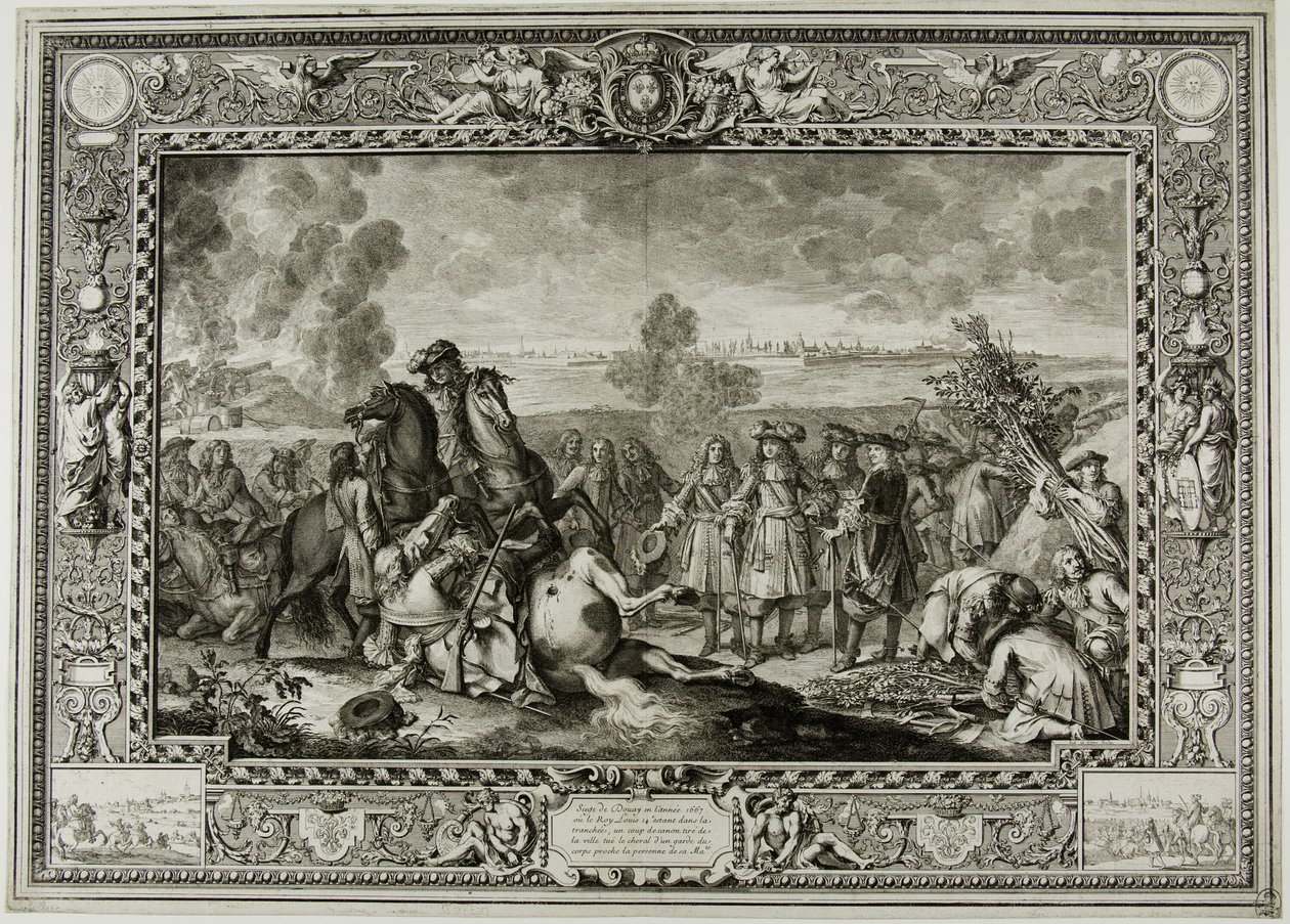 1667年のドゥーエ包囲戦 作： セバスチャン・ルクレール長老