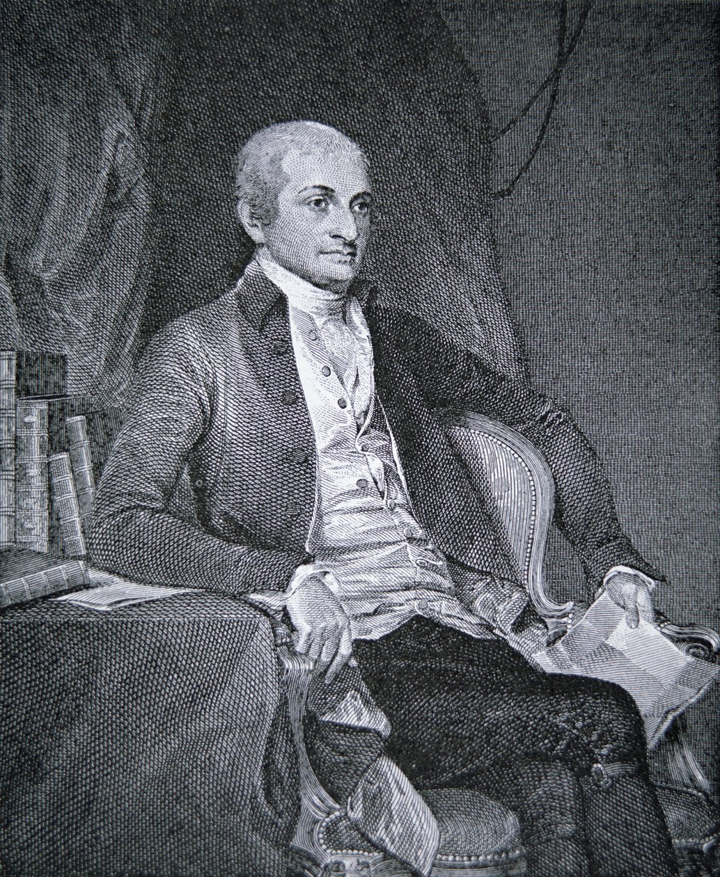 ジョン・ジェイ（1745-1829）（版画 作： アメリカ人学校