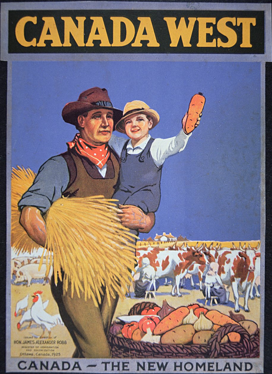 カナダへの移住促進ポスター