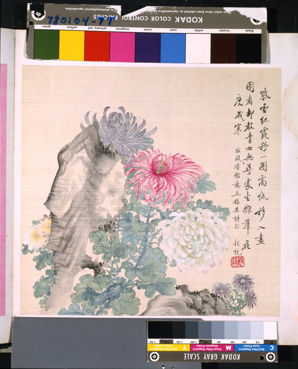 花と鳥のアルバム」 制作年不詳 （絹本、インク、彩色） 作： 学校の中国語