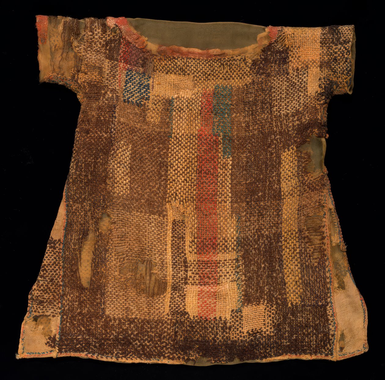 子供用チュニック、エジプト、600-799年（ウール） 作： 学校エジプト人
