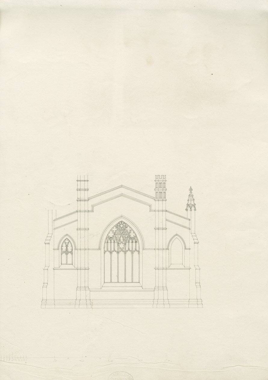 Burton-upon-Trent - Holy Trinity Church: Drawing, nd [?1820s] (drawing) 作： 学校英語
