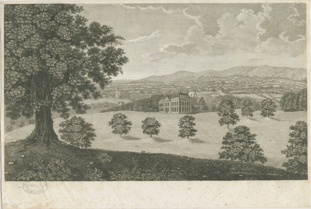 Loxley Park: engraving, nd [1762-1802] (print) 作： 学校英語