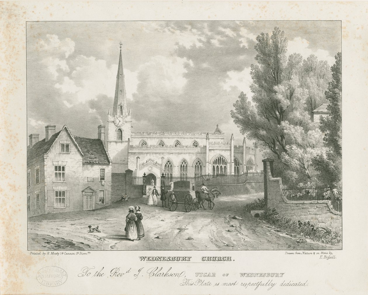 Wednesbury Church: lithograph, nd [(プリント) 作： 学校英語
