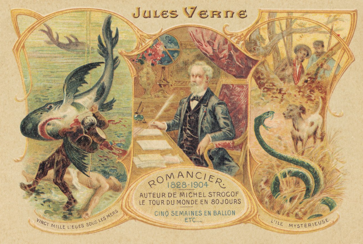 ジュール・ヴェルヌとその代表作（印刷物） 作： 学校フランス語