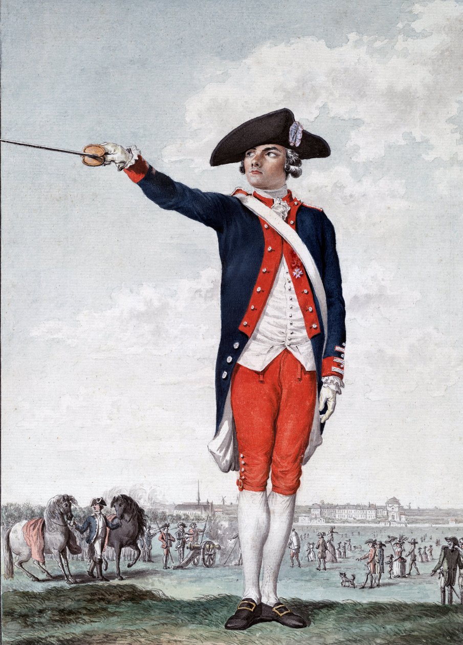 Picot de Peccaduc - Henry-Rene-Marie Picot de Peccaduc (Peccadeuc) 1770-1785 - Paris Royal Military School の sergeant-major (軍曹)Moreauによる彫刻。 作： 学校フランス語