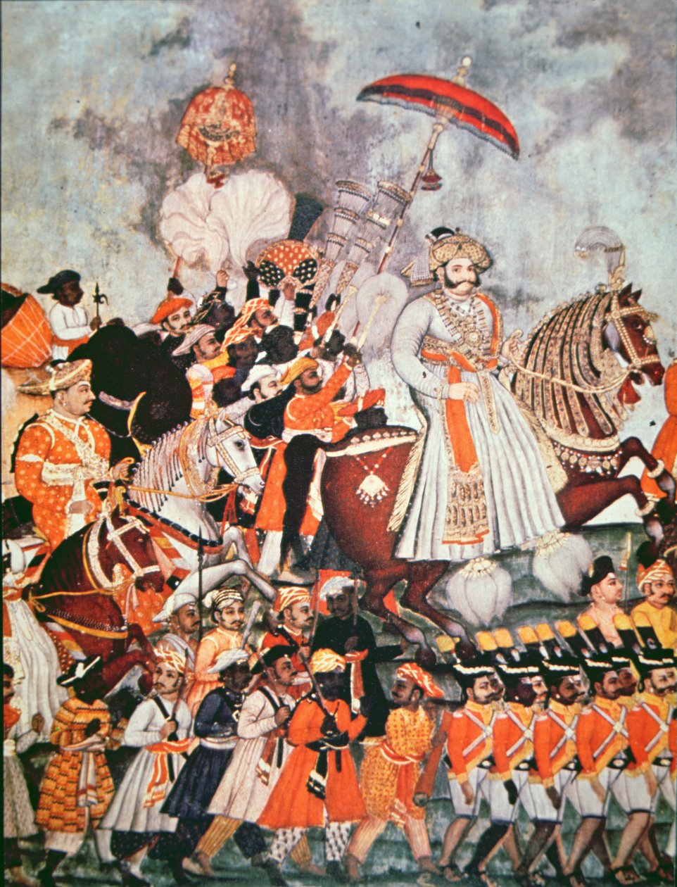 The Great Akbar（カラーリトグラフ 作： 学校インド