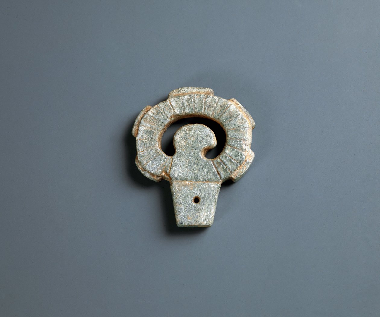 フリント製武器の柄 縄文時代 10000～300 BC 作： 日本語学校