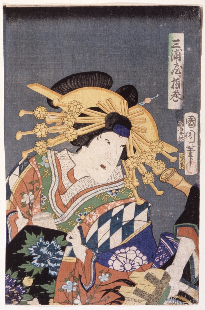 女性の頭 作： 学校日本語