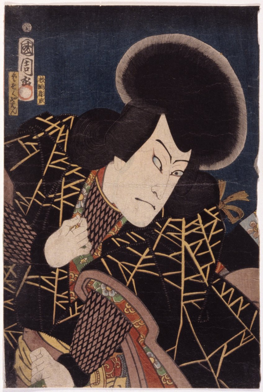 無題（カラー木版画） 作： 学校日本語