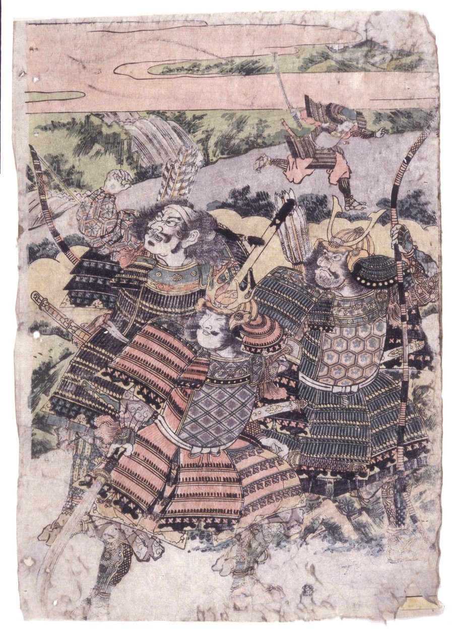 無題（カラー木版画） 作： 学校日本語