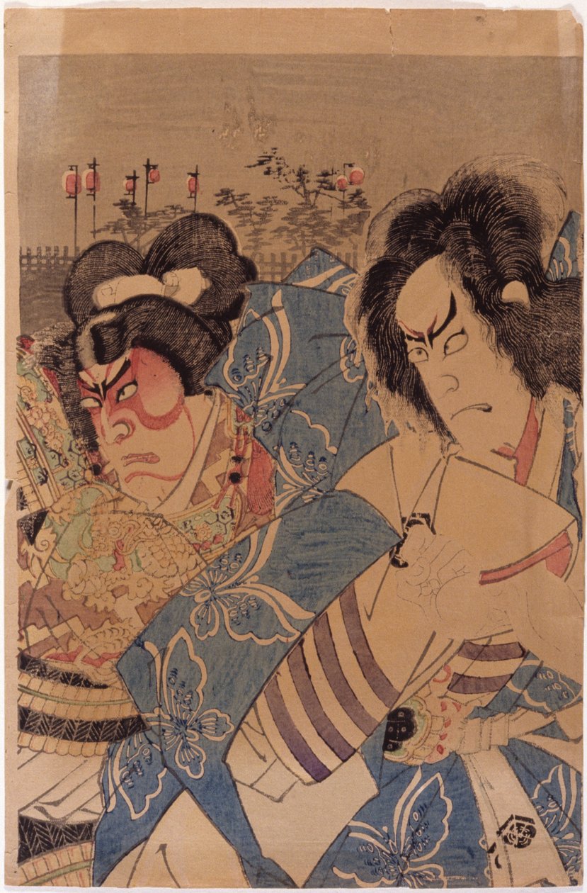 Nimetön (värillinen puupiirros) 作： 学校日本語