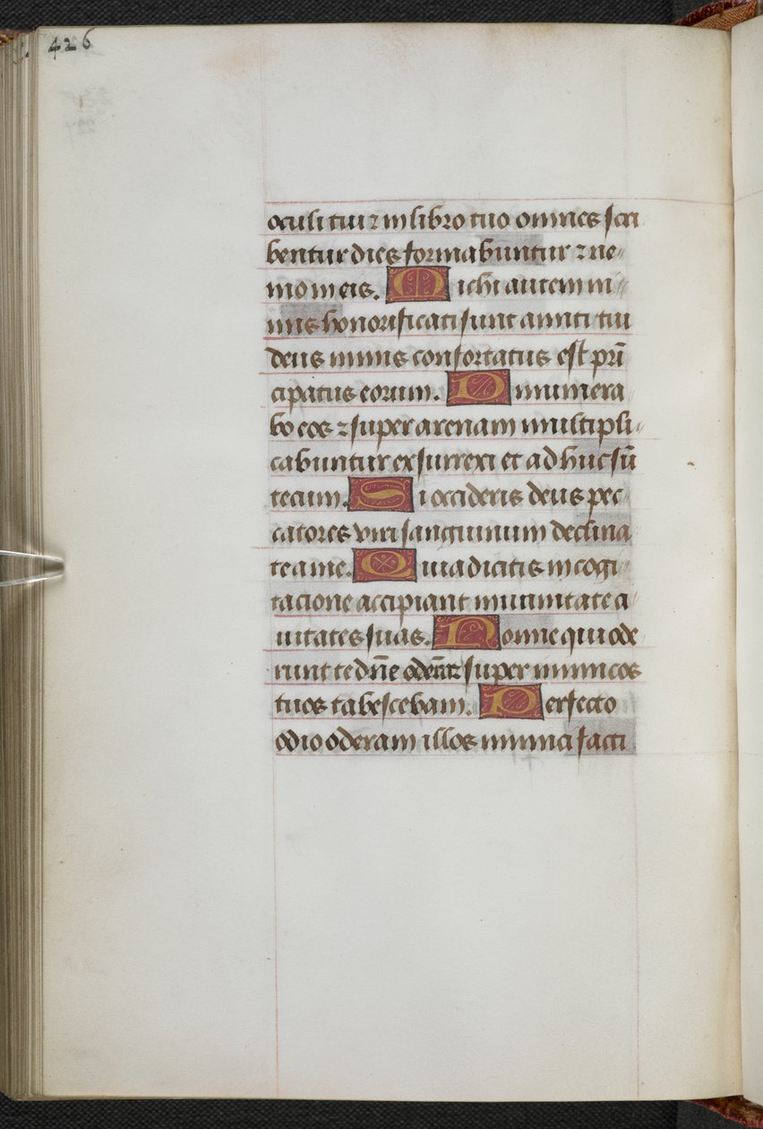 列王記第9巻、f.227v、時祷書、サラムの使用（「アン・ブーリンの時祷書」）（ヴェラム） 作： オランダの学校