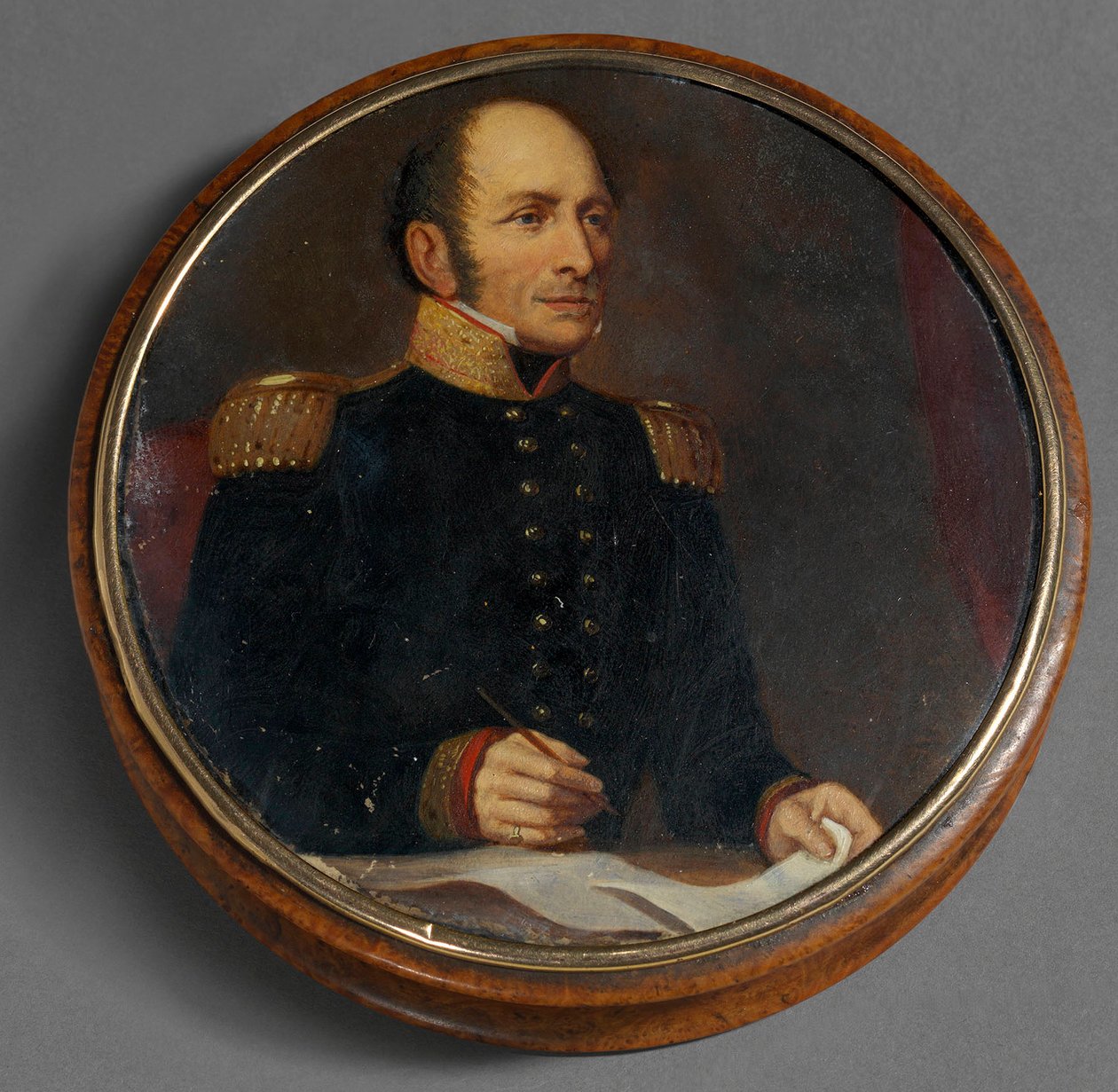 Portrait du marechal russe Michel (Mikhail) Bogdanovitch Barclay de Tolly (Barclay-de-Tolly) (1761-1818) - 匿名 作： 学校ロシア語
