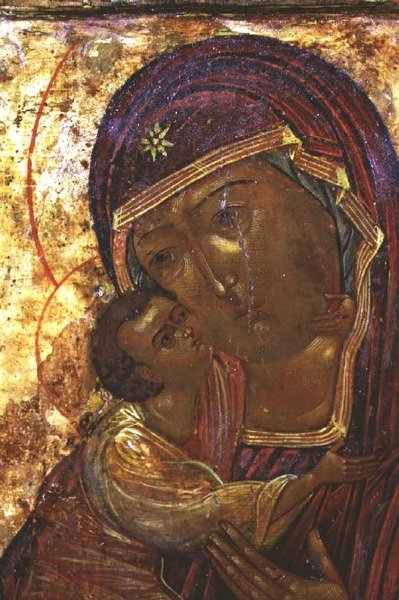 神の母 テオドロフスカヤ イコン 16世紀後半 テンペラ、パネル 作： 学校ロシア語