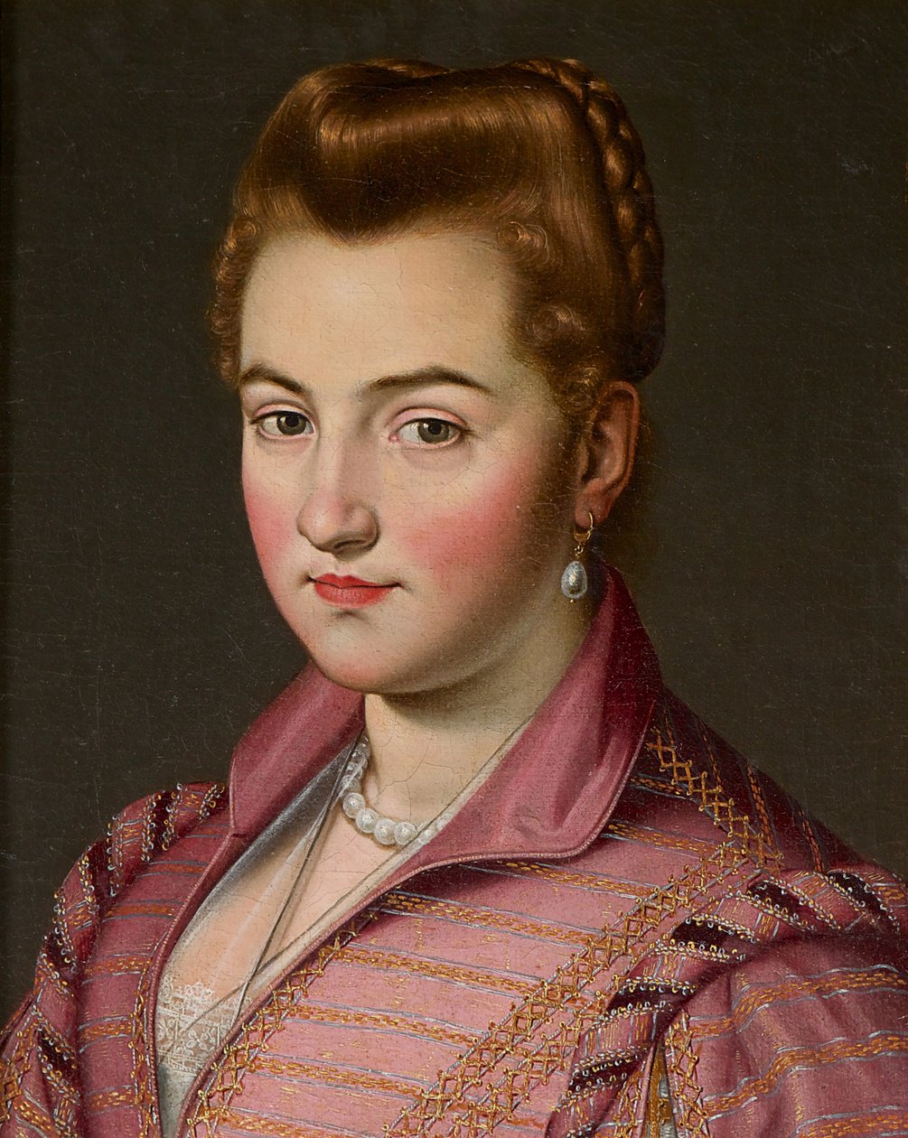 A Lady of the House of Parma, possibly Costanza Colonna (oil on canvas)   1462854   ja       japanese Successfully Translated  Original: Youthful self portrait (oil on canvas) Translat: Youthful self portrait (oil on canvas) 1460994 ja japanese Successfull 作： Scipione (1550 98) (attr. to) Pulzone