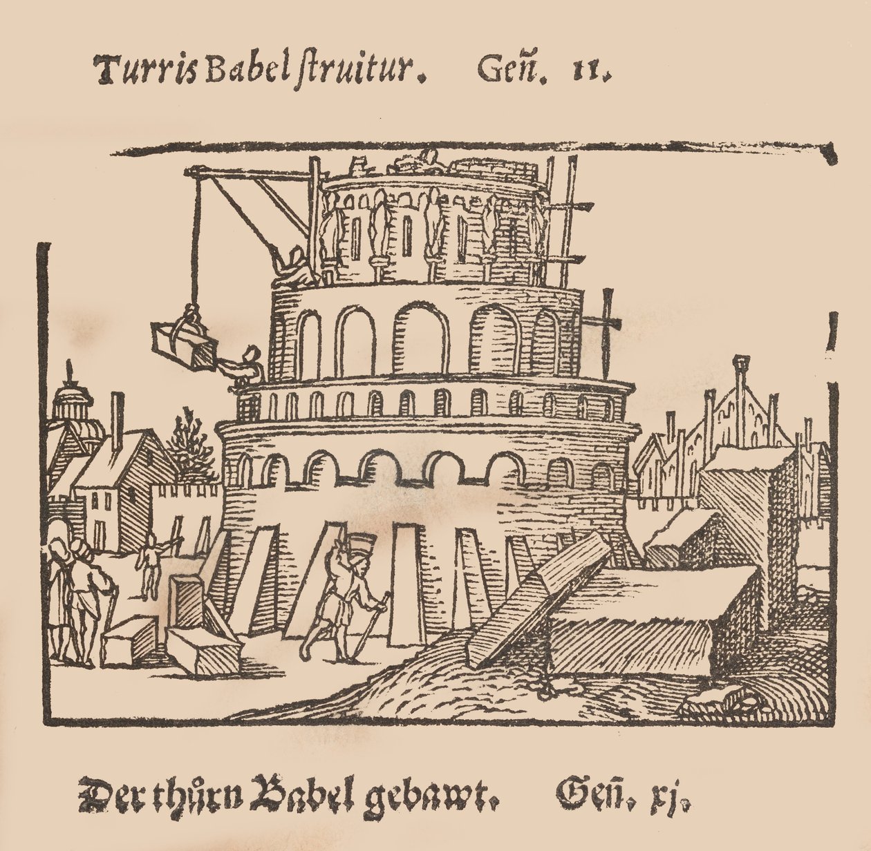 Sebald Behem Painterによる最も芸術的な絵で描かれた聖書の歴史...、ca。 1540 作： Sebald Beham