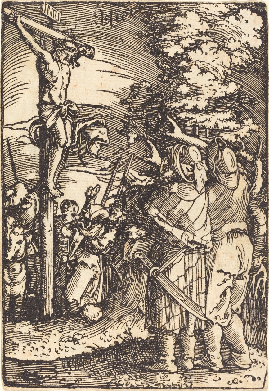 十字架上のキリスト 作： Sebald Beham
