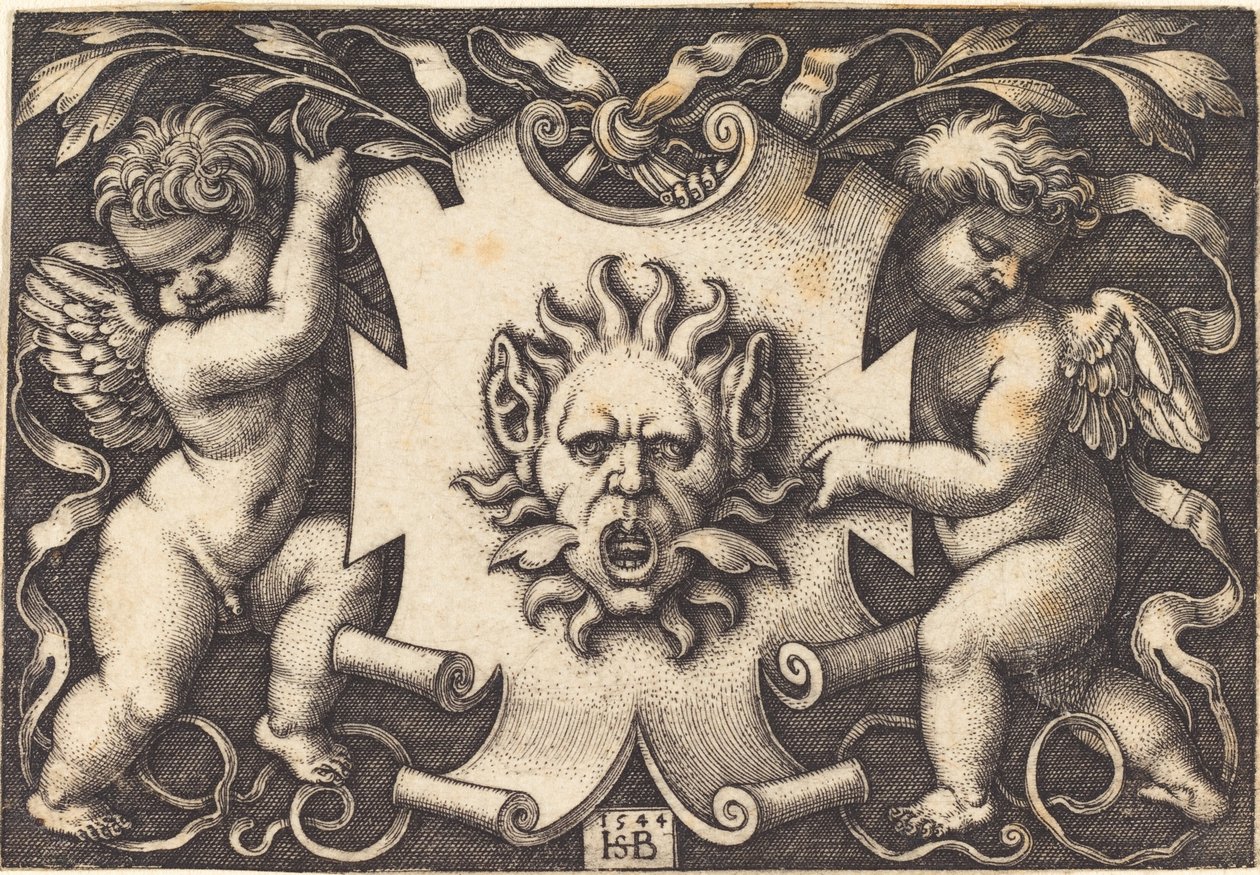 二人の天才が持つ仮面 作： Sebald Beham