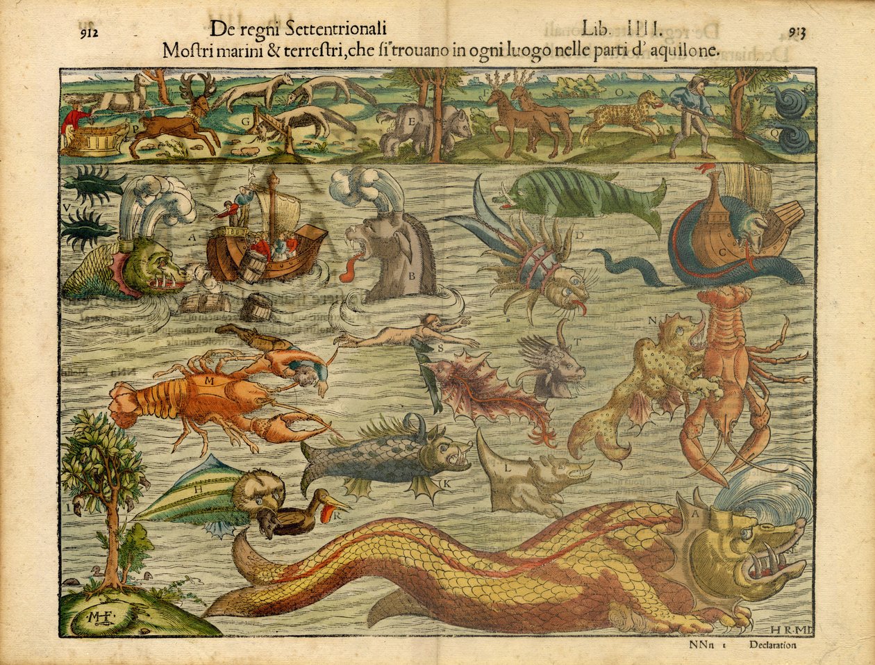 海と陸のモンスター(海と陸の怪物たち...) 作： 