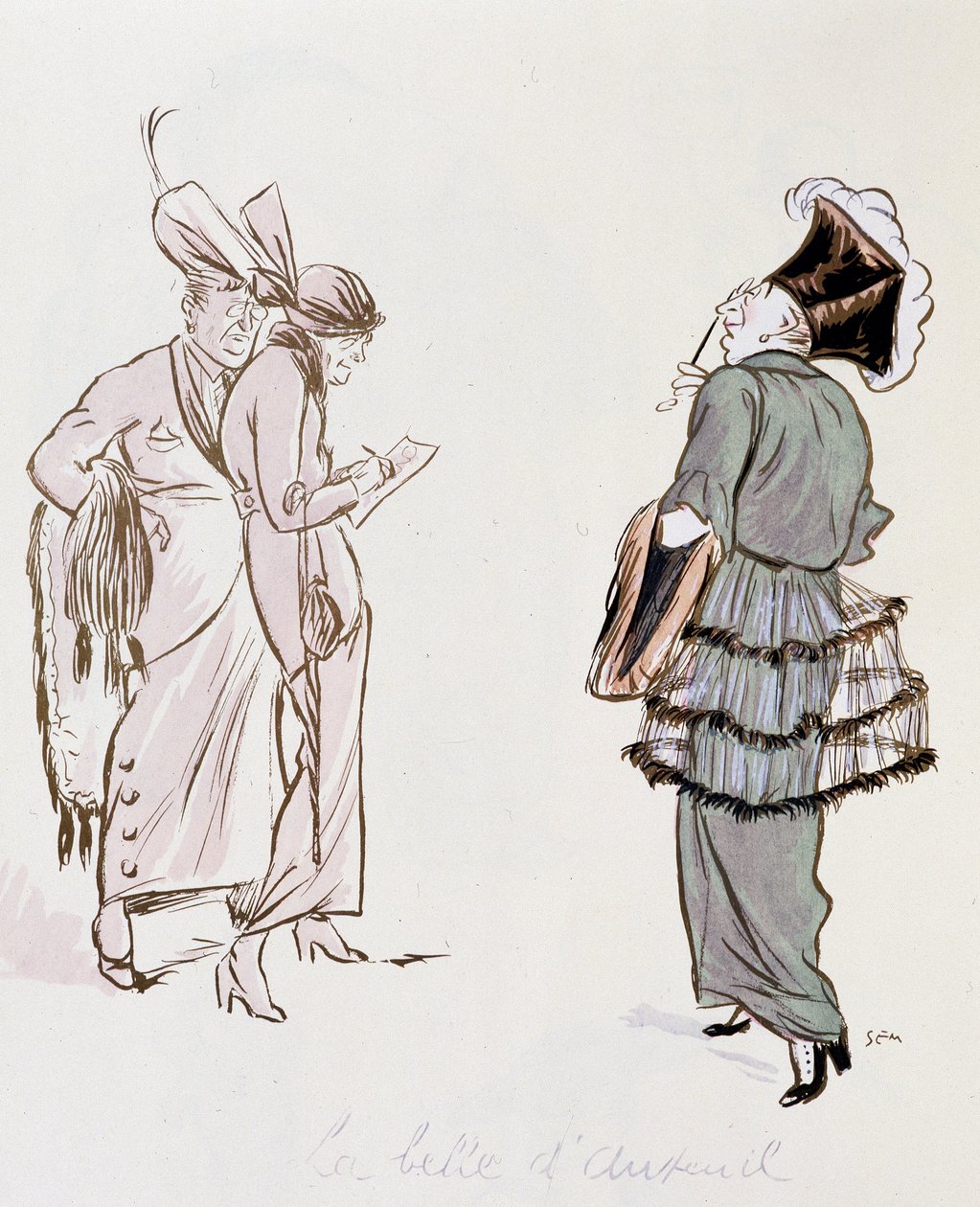 セム（1863-1934）のファンタスティックなコスチュームモデル（"The Belle d