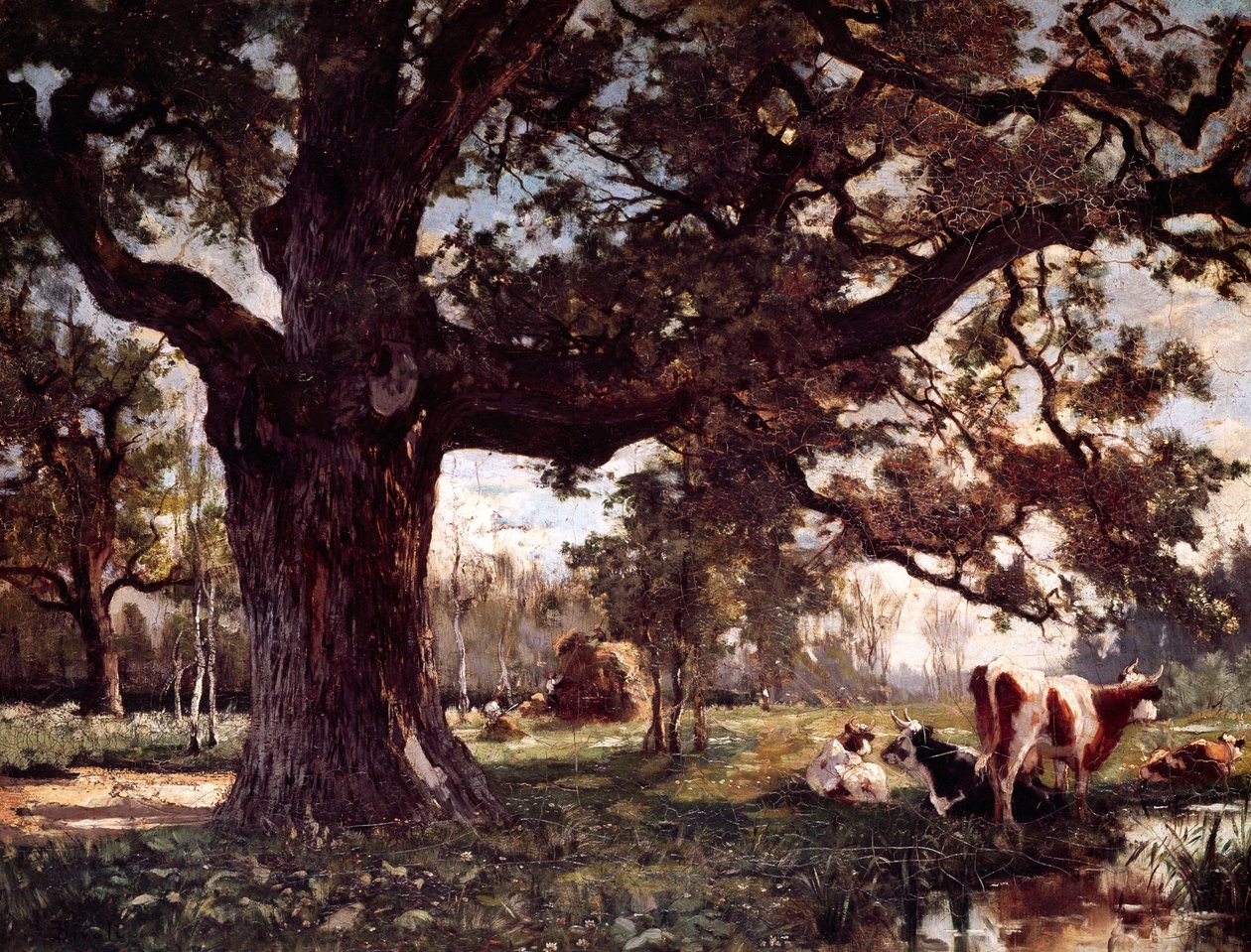 Landscape, by Serafino de Tivoli (1826-1892).   1463136   ja       japanese Successfully Translated  Original: The Travelling Show Man Translat: The Travelling Show Man 1446942 ja japanese Successfully Translated Original: The Haunted Furniture Translat: T 作： セラフィーノデチボリ
