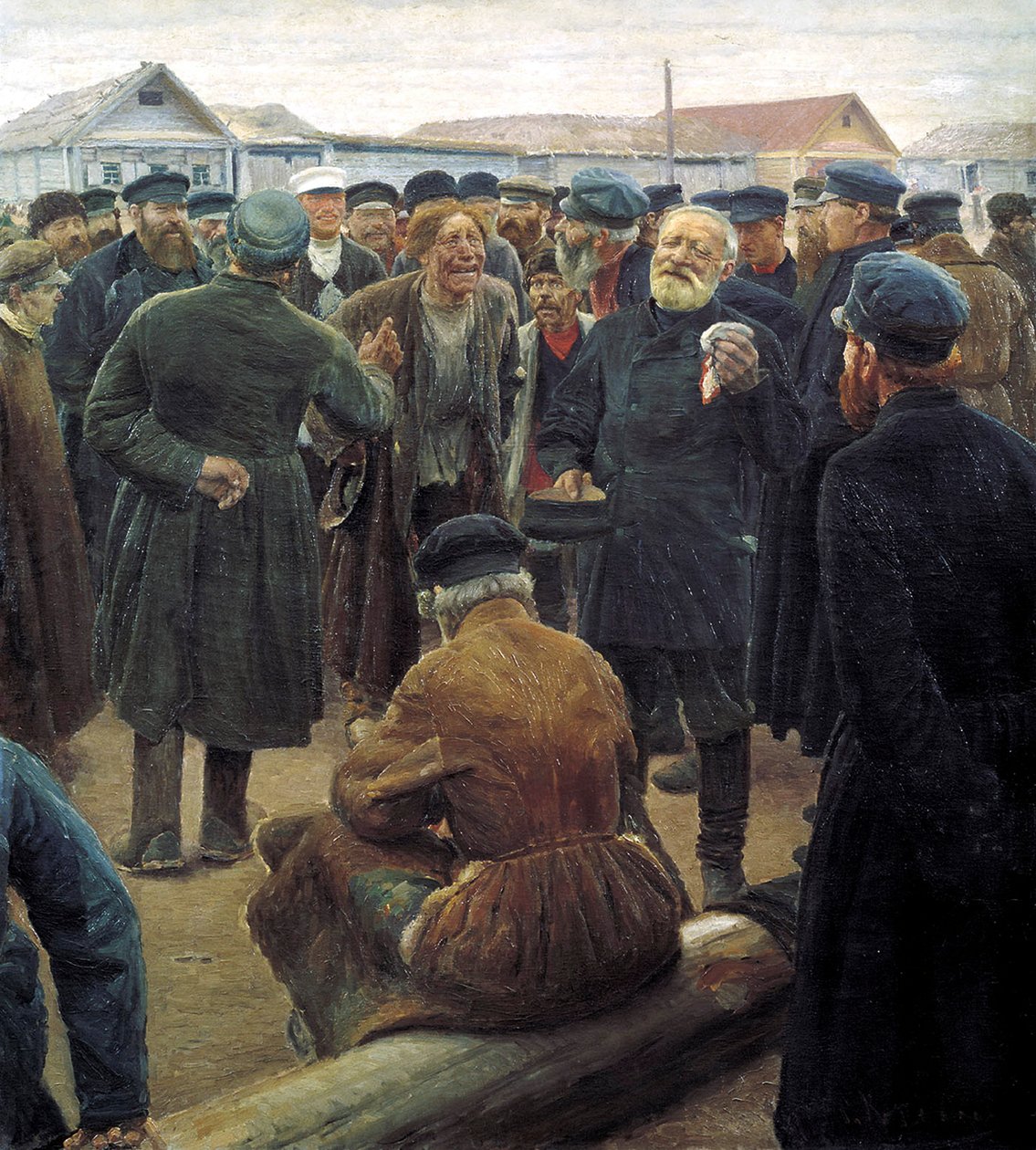 1893年、地方共同体会議にて。 作： セルゲイ・アレクセビッチ・コロビン