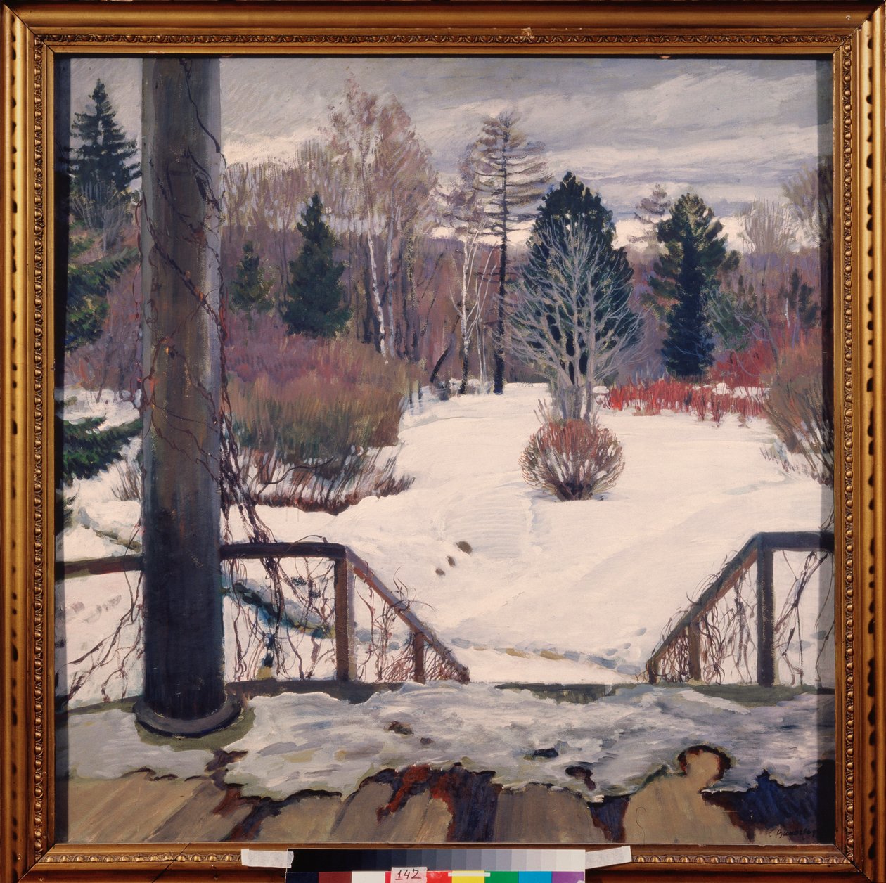 春が来る - Sergei Arsenyevich Vinogradov（1869-1938）による絵画、キャンバスに油彩 作： セルゲイ・アルセネビッチ・ヴィノグラドフ