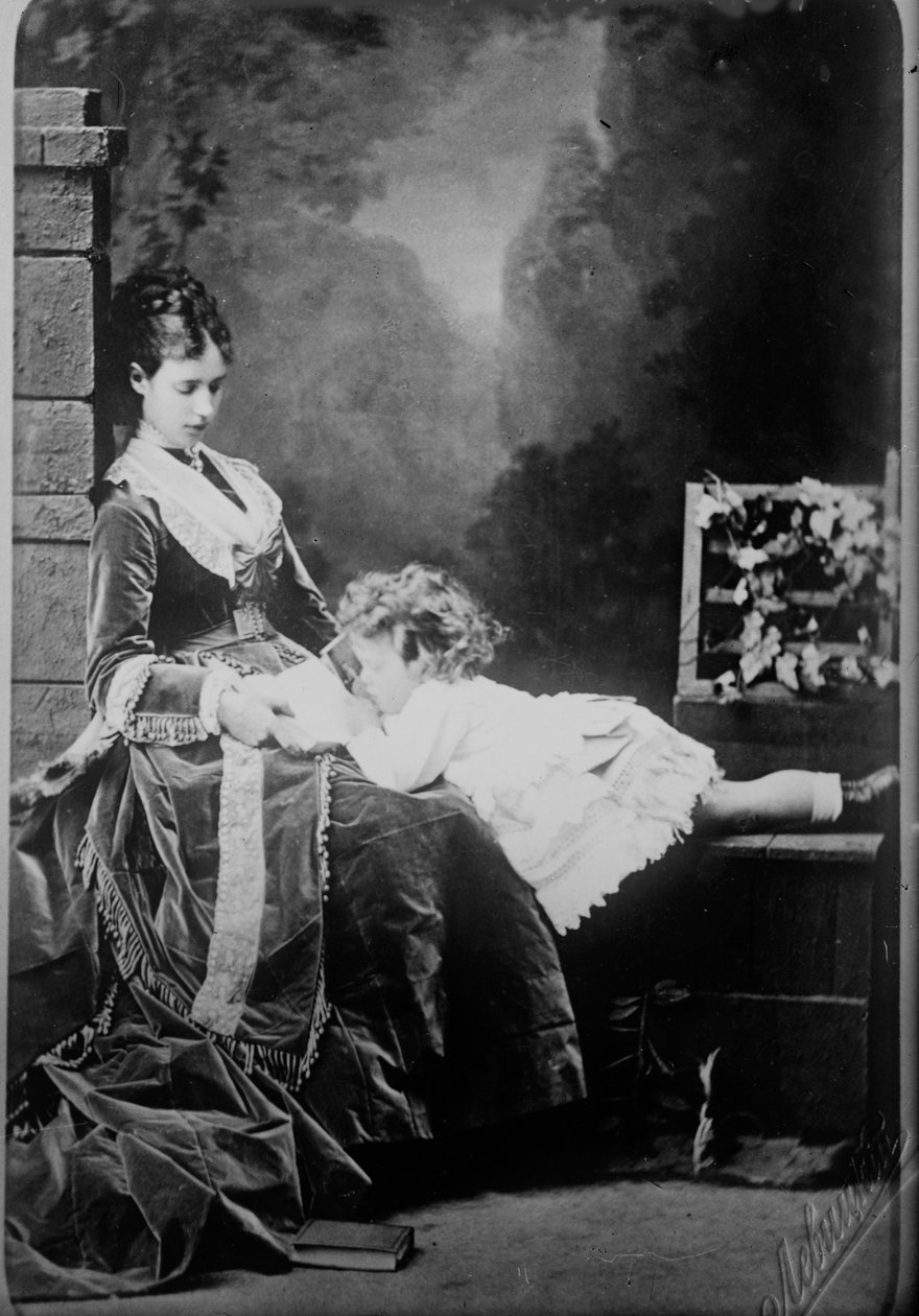 子供の頃のロシア皇帝ニコライ2世、c1871 作： セルゲイ・リボヴィッチ・レヴィツキー