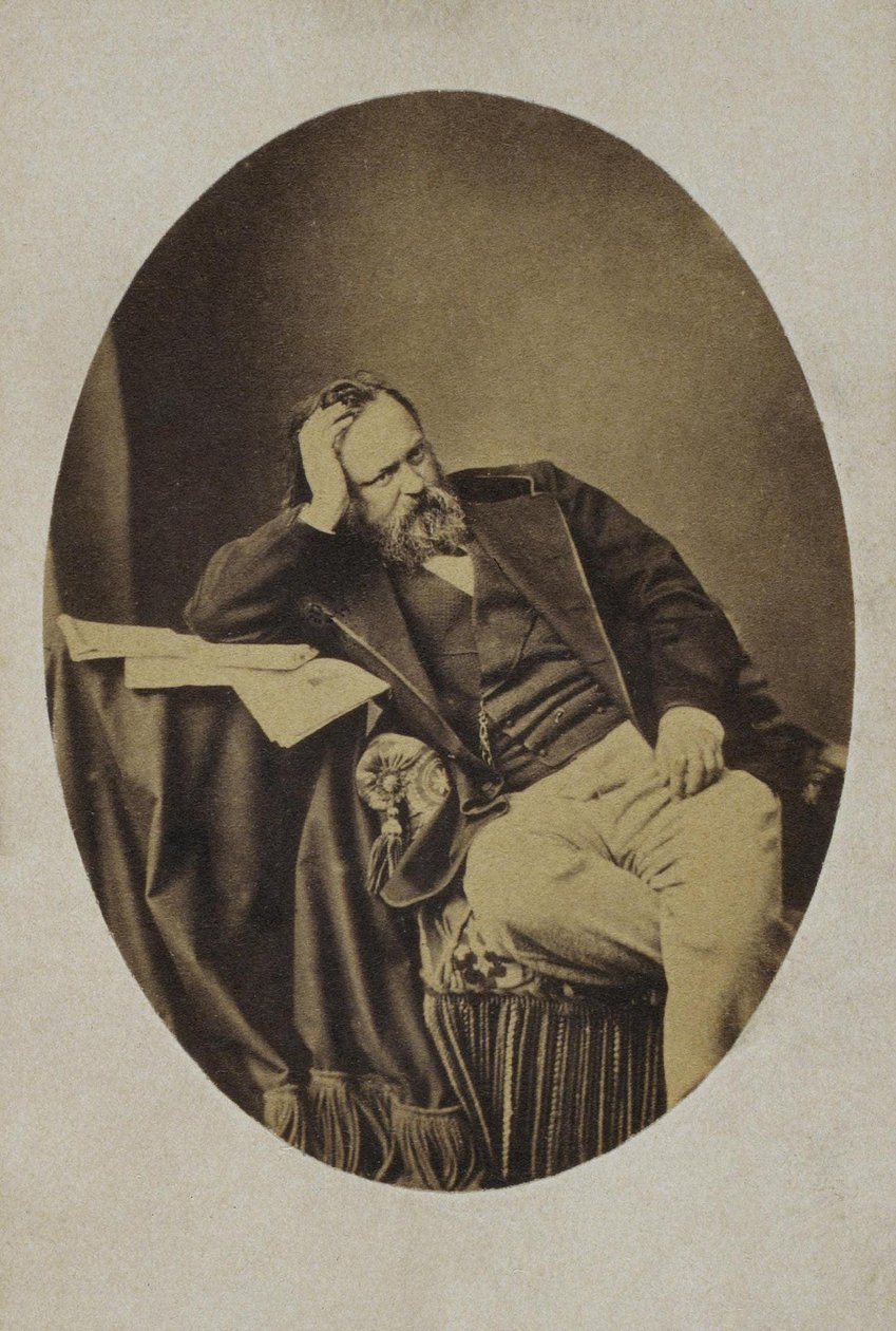 アレクサンドルイヴァノビッチハート1812-1870の肖像、c。 1861 作： セルゲイ・リボヴィッチ・レヴィツキー