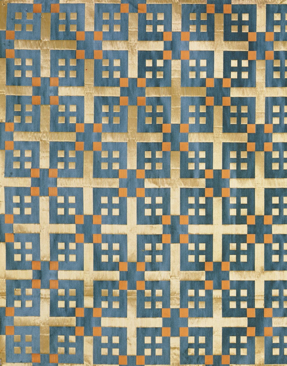 Olovyanishnikov Manufactory Half-Silk Satin、20世紀初頭（テキスタイル） 作： セルゲイ・ヴァシコフ