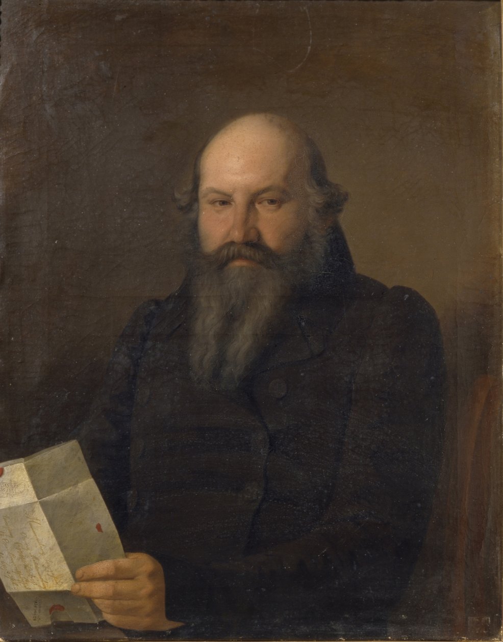 Osip Mikhaylovich Senkov 1790-1851、1836の肖像 作： セルゲイ・コンスタンティノヴィッチ・ザリャンコ