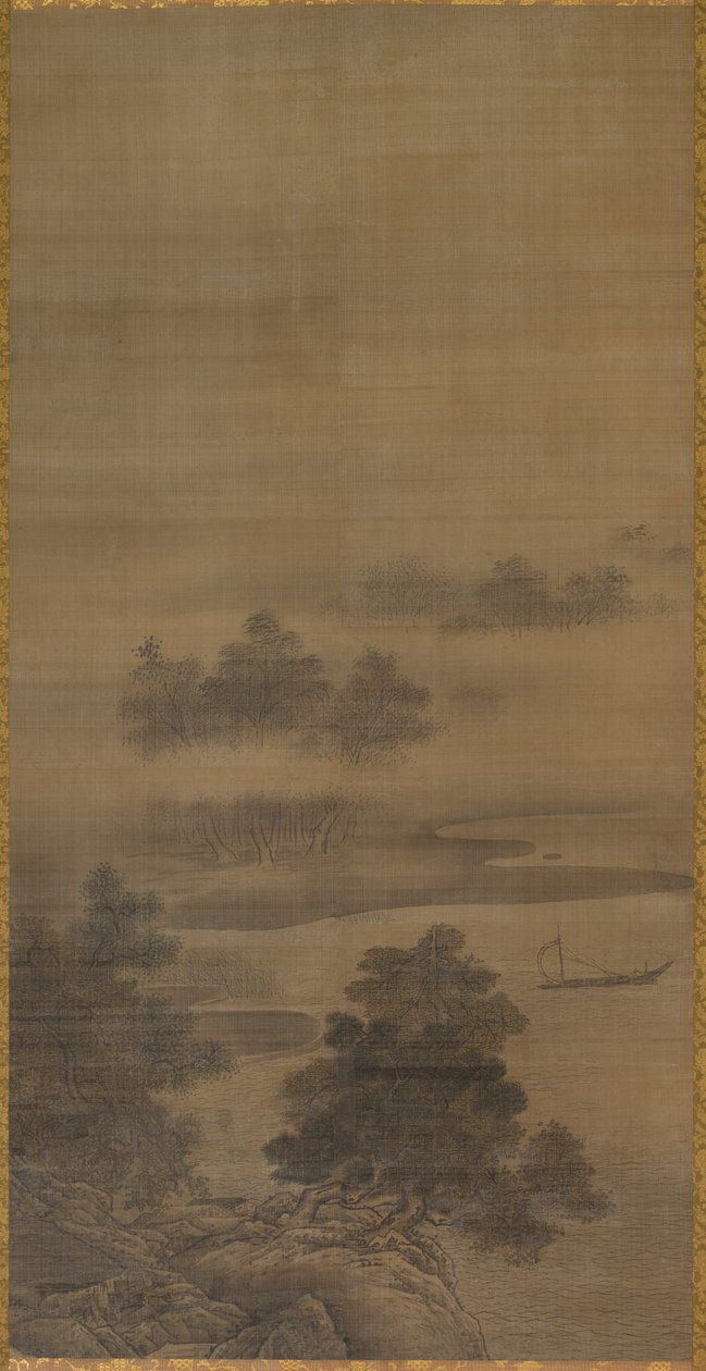 風景、1500 年代後半から 1600 年代前半。 作： SesshûTôyô