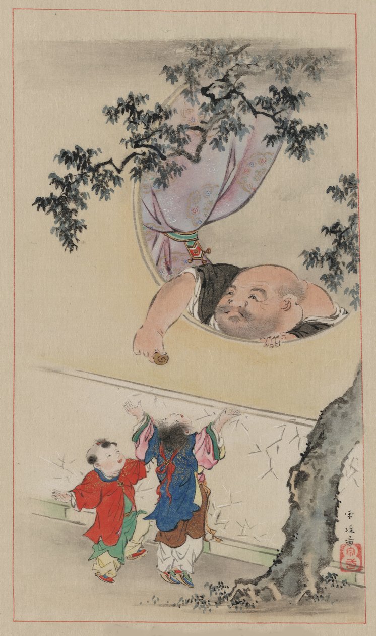 布袋、1878 作： 長谷川セッテイ