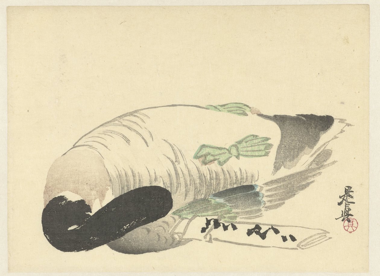 折りたたまれた手紙の横に死んだアヒル 作： 柴田絶心