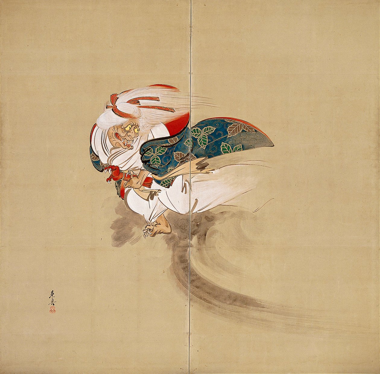 茨木［一対の右］ 作： 柴田絶心