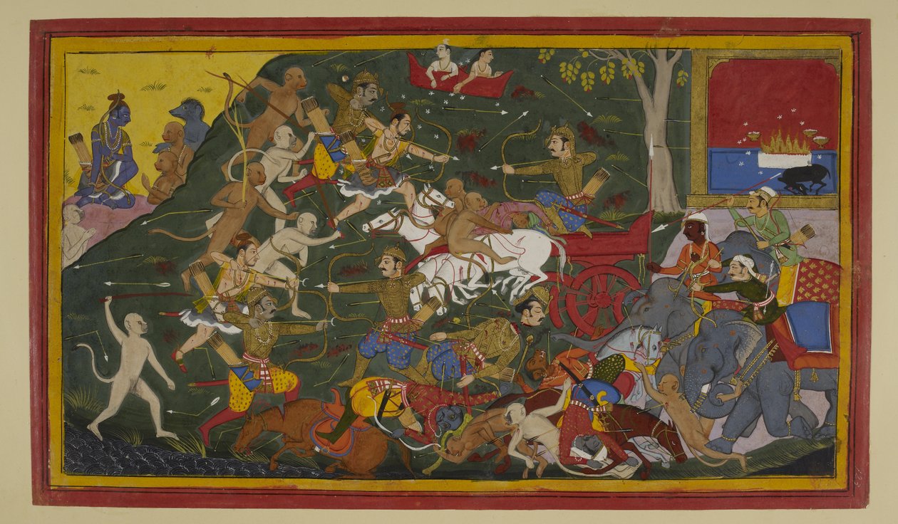 ラクマナ、インドラジットを殺す。 作： 