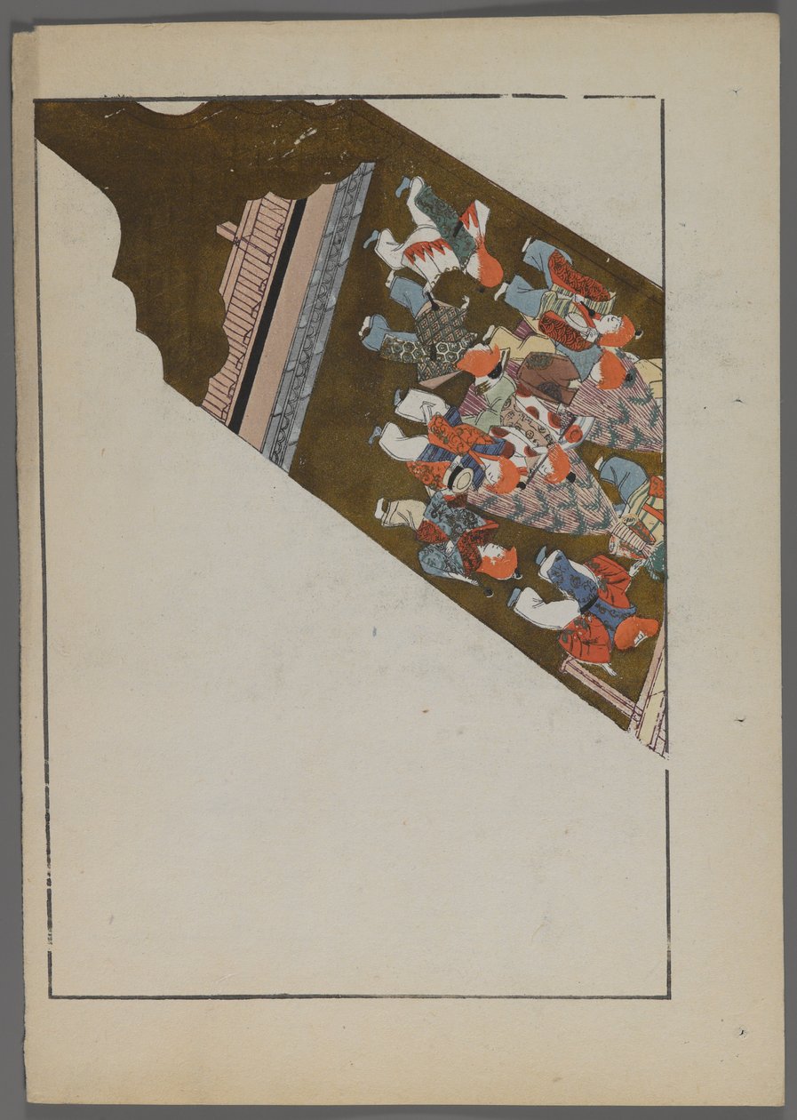 日本のおもちゃ、清水清風の海の友（A Childs Friends）、1891-1923年。劇中シーンの羽月パドル。 作： 清水誠風