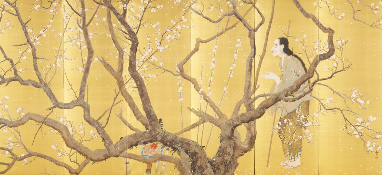 Yoroboshi, by Shimomura Kanzan, Tokyo National Museum, Japan 作： 下村勘山