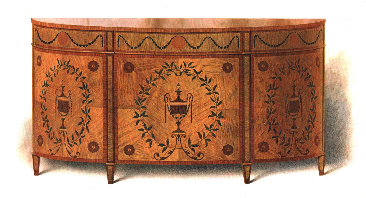 サテン材の便器、1908年。 作： シャーリー・チャールズ・ルウェリン・スローカム