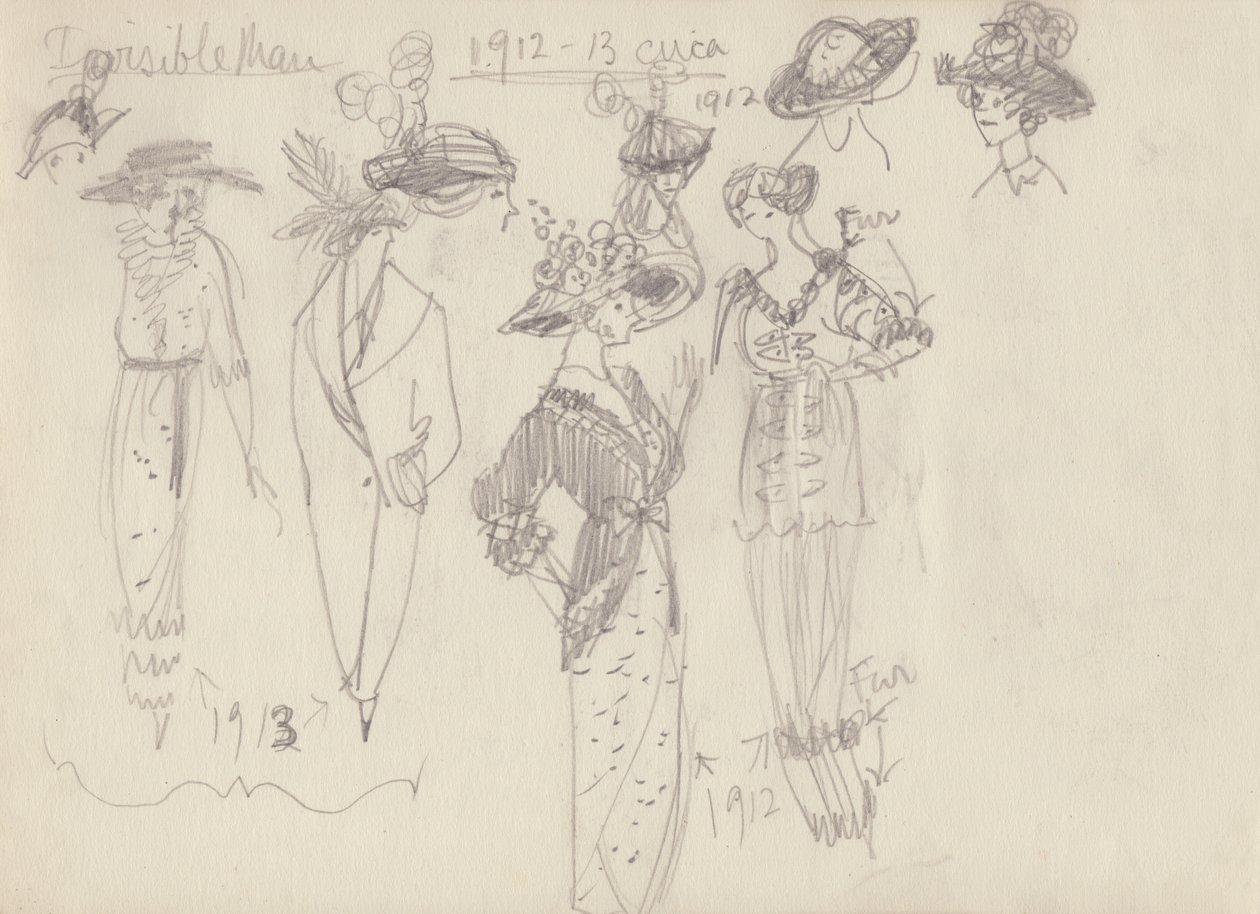 歴史的な衣装、c1950。 作： シャーリー・マーカム